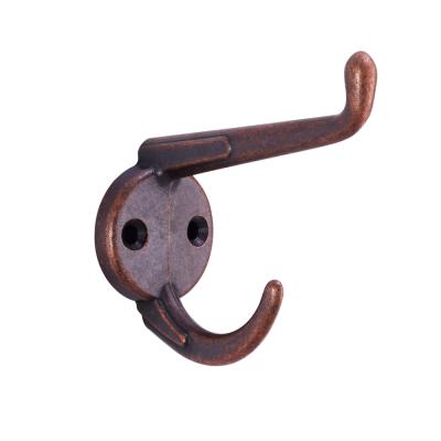 China Durable Heavy Duty Round Basic Robe Coat Hook Towel Clothes Hooks Wall Mount Utility Across Hooks for sale