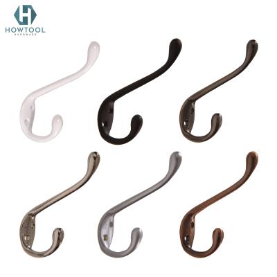 China Stocked Decorative Heavy Duty Metal Coat Garment Hooks Hanger Clothes Hook for sale