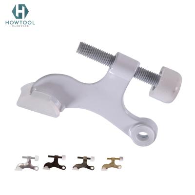 China Traditional Hinge Pin Door Stops Heavy Duty Door Stopper Easy Install Prevent Damaged Walls And Door Safety White for sale