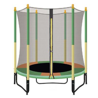 China Direct Sales Parent-child Games Fitness Eco-friendly Trampoline With Guardrail Children Indoor Mini Folding Trampoline for sale