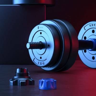 China Adjustable Barbell Cast Iron 10Kg Dumbbell And Quality Dumbbell Womens 10Kg 40Kg Dumbbell Plates for sale