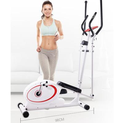 China Adjustable Magnetic Resistance Elliptical Exercise Machine Universal Indoor Cardio Bike Fitness For Home Gym for sale