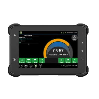 China VT-7 PRO Waterproof Android 7 Tablet Vehicle Computer With J1939 OBD-II For ELD Truck for sale