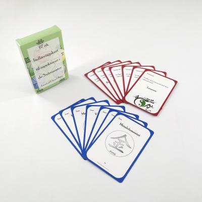 China Standard 52/54/56 Paper Cards Playing Cards Playing Cards Poker Paper Deck 63x88mm With Customized Logo for sale