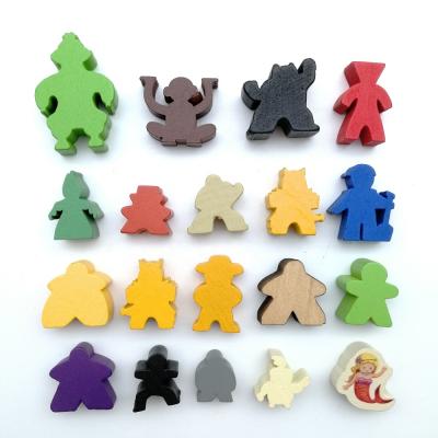 China Good Quality Board Game Pieces Wholesale Wooden Pawns Game for sale