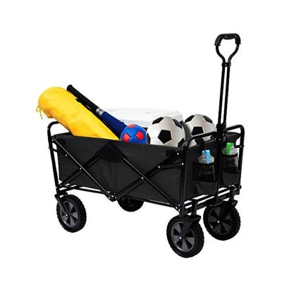 China Easy Movable 600D Oxford Folding Trolley Trolley Warm Adjustable Folding Cart For Outdoor Beach Garden for sale