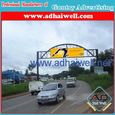 China Gantry Advertising Cross Road Billboard Display for sale