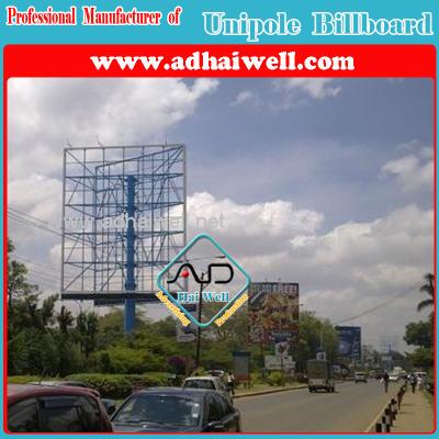 China High-Way Unipole Billboard Advertising Display in Africa for sale