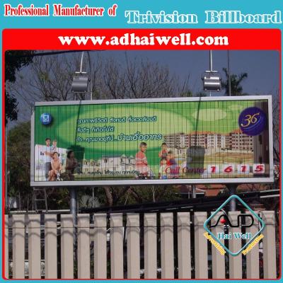 China Aluminium Alloy Trivision Display Billboard with Panasonic Motor for sale