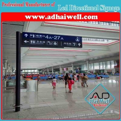 China Custom Free Standing Indoor Signage for Airport or Rail Station for sale