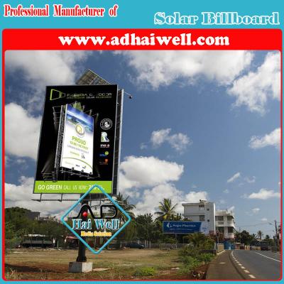 China Green Power Solar Solution Advertising Billboard Display for sale