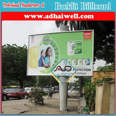 China Outdoor Billboard Advertising Backlit Display for sale