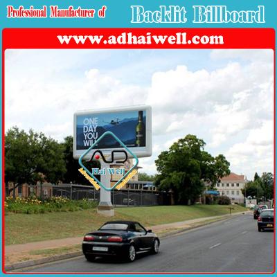 China 6x3 Flex PVC Outdoor Backlit Advertising Billboard for sale