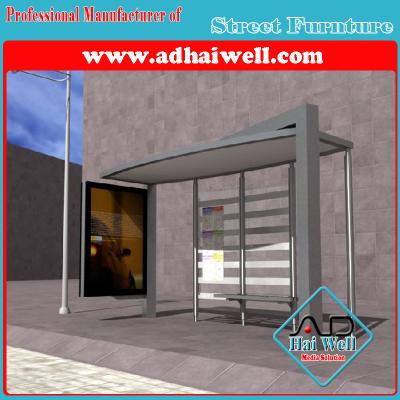 China Glass Bus Stop Shelter China Supplier for sale