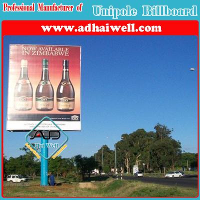 China Double Side Advertising Comlumn Structure Billboard Display for sale