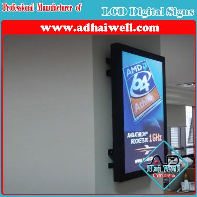 China Wall Sign Digital LCD Display Touching TFT Signage for sale