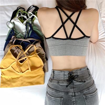 China Viable New 9936 Beautiful Women Bra Halter Back Camisole Top Camisole for sale