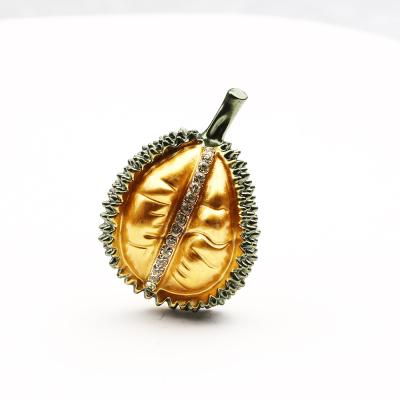 China ALLOY YANYI in the oil set durian brooch fruit pin women's cute summer drops for sale