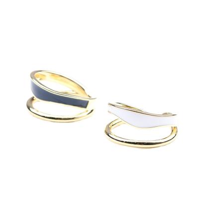 China Ring Simple And Fashionable Women's index finger ring wide blue paraffin oil drop and CLASSIC temperament personality for sale