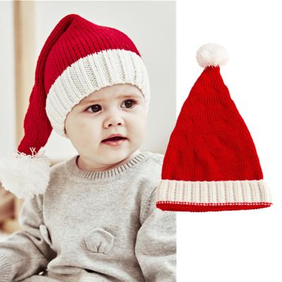 China RKH1037 1-3Yrs JOINT Baby Boy Girls Knit Acrylic Beanie Winter Hat For Christmas for sale