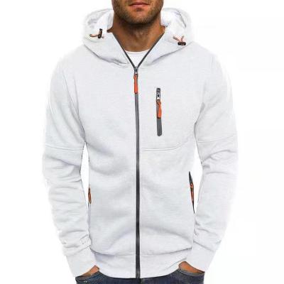 China Anti-wrinkle fashion style wholesale high quality new slimming blanks zip up hoodie men's hoodies for sale