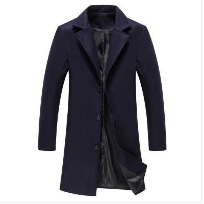 China High Quality Business Coat Long Fashionable Men's Extended Clothes Breathable Hot Sale Jacket Plus Size Men's Coats for sale