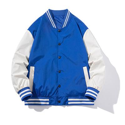 China Viable factory spring autumn youth leisure style polyester wholesale sports jackets embroider varsity jacket for sale