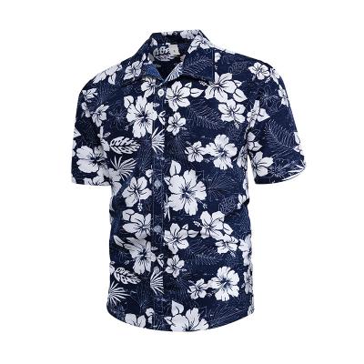 China Fashion High Quality New Style Breathable Summer Hot Selling Hawaiian Casual Shirts Beach Floral Shirt for sale