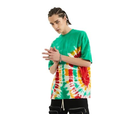 China Viable factory selling fashion high quality original hand - dyed dazzling style men's T-shirts boy dyed T-shirt for sale