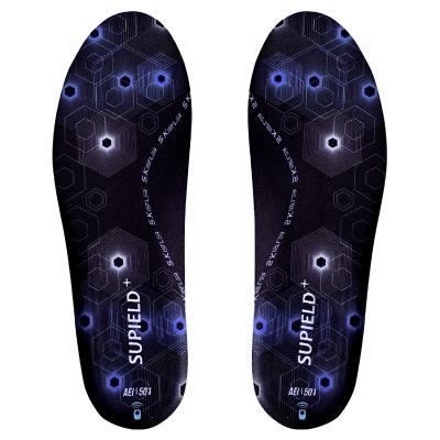 China Hot Supield 301rechargable battery heated electric heated airgel shoes insoles for sale