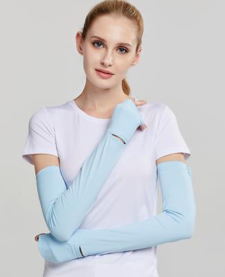 China Supield Summer UPF 50 Anti-UV Compression Cooling UV Arm Sleeve for sale