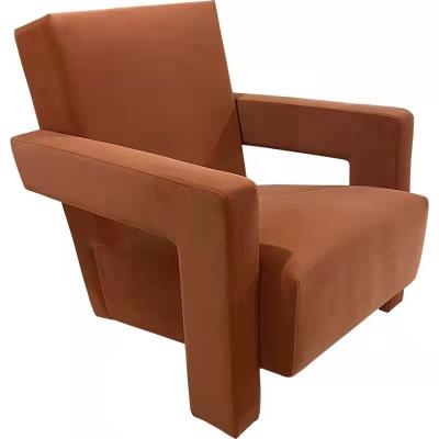 China New Contemporary Pipe Tufted Modern Home Furniture Tufted Sofa With Velvet Upholstered New Design Relax Chair for sale