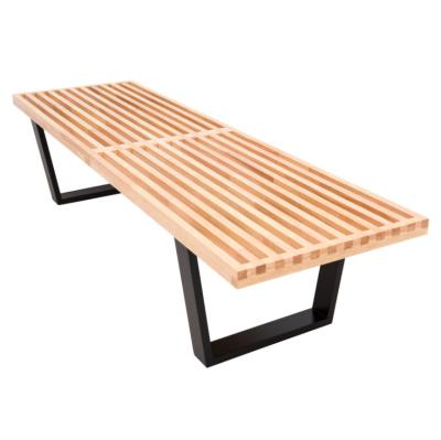 China Long Durable Modern Solid Wood Platform Bench for sale