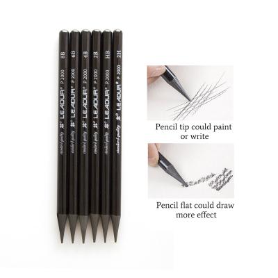 China Back To School Supplies Professional Sketch Set Pencil 2H/HB/2B/4B/6B/8B Pencil for sale