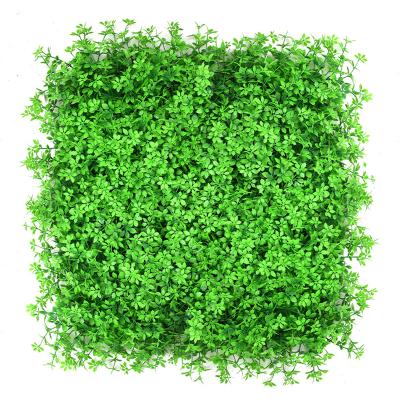 China Factory Wholesale Minimalist Decorative Green Boxwood Artificial Hedge 50*50cm For Green Exterior Wall for sale