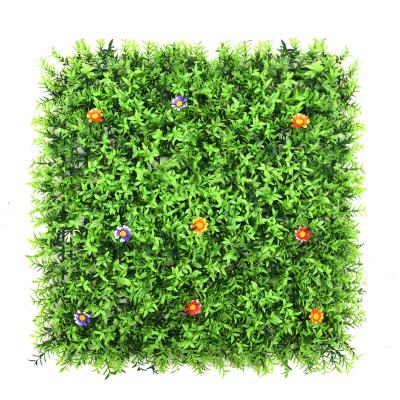 China Boxwood Minimalist Hedge Wall Plastic Grass Fashion Artificial Plant Panels For Home Decoration for sale