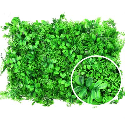 China Minimalist Home Decor Plastic Artificial Plants Landscape Garden Green Grass Outdoor Wall for sale