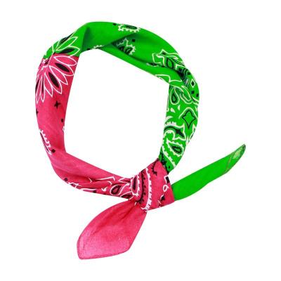 China 2021 custom bandana hair accessories eco-friendly recyclable wholesale square bandanas for sale