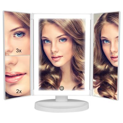 China espejo lit maquillaje led hollywood style table top led makeup vanity mirrors for women for sale