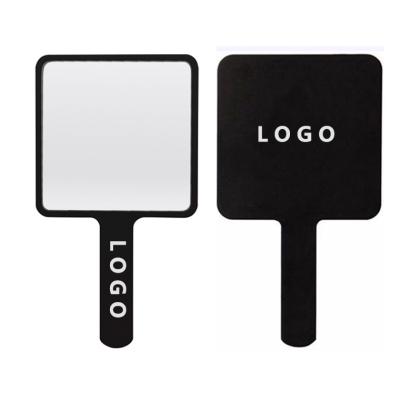 China Lighted Square Customized Hand Held Mirror Personalized Hand Mirror for sale for sale