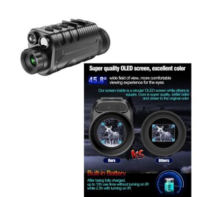 China 34mm Objective Lens  1080p Binocular Infrared Night-Vision Device 5x256GB for sale