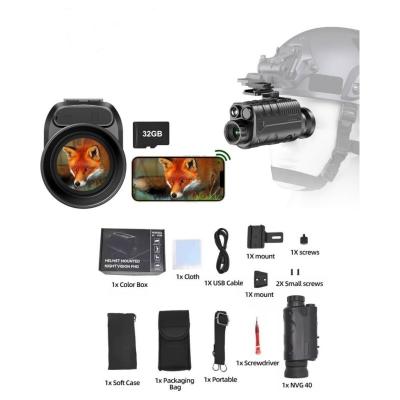 China 9million Photographic Image Resolution 31mm IR LED Night Vision Goggles 1080P for sale