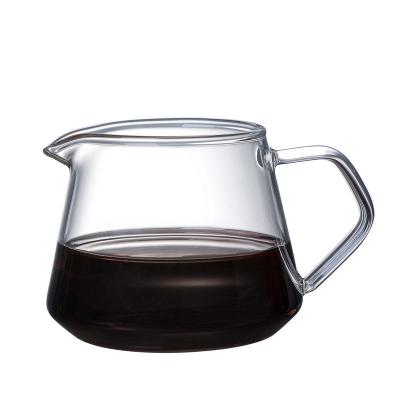 China High Borosilicate Glass Sustainable Coffee Maker Make A Coffee Sharing Pot By Hand for sale