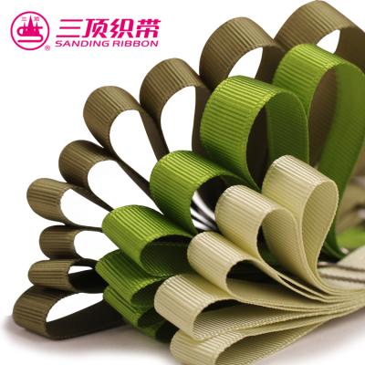 China Floral SANDING Ribbon Polyester Solid Color 3.1-102MM Width Double Faced Satin Smooth Gift Wrapping Ribbon Fita for sale