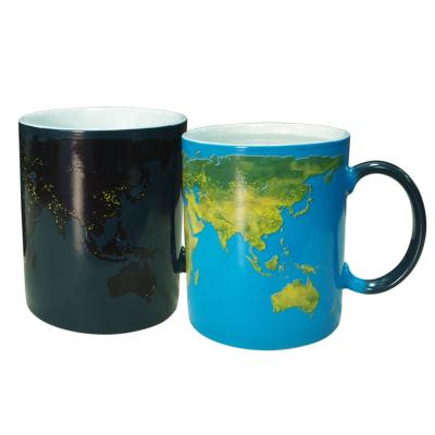 China 11oz Card Viable Magic Mug Full Color Changing Ceramic Mugs Custom Ceramic Mugs for sale