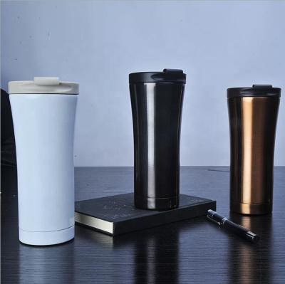 China Disposable travel coffee eco mugs thermal insulated stainless steel 500ml wholesale custom water bottles for sale