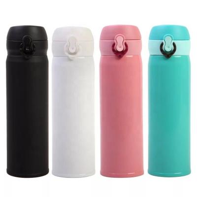 China Wholesale 500ml Travel Coffee Mug Viable Custom Color Changing Vacuum Flask Cup Stainless Steel Water Bottle for sale