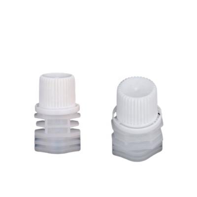 China Non Spill China Wholesale 10mm PP Plastic Spout Caps Fruit Juice Plastic Spout Caps for sale