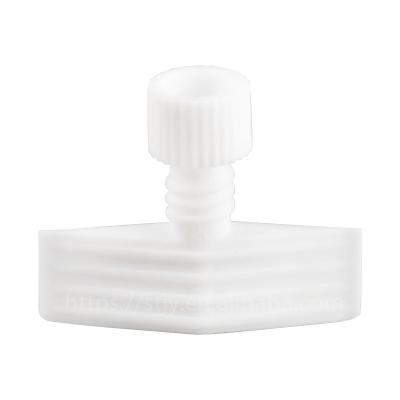 China Non Spill 5mm Plastic Cosmetic Mini Packaging Spout And Bottle Cap for sale