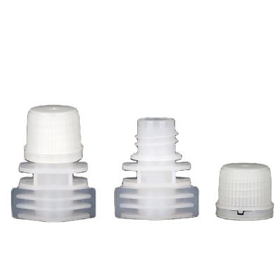 China Wholesale Non Spill Customized 8mm Color Plastic Spout And Cap For Food Pouch Juice Bag for sale